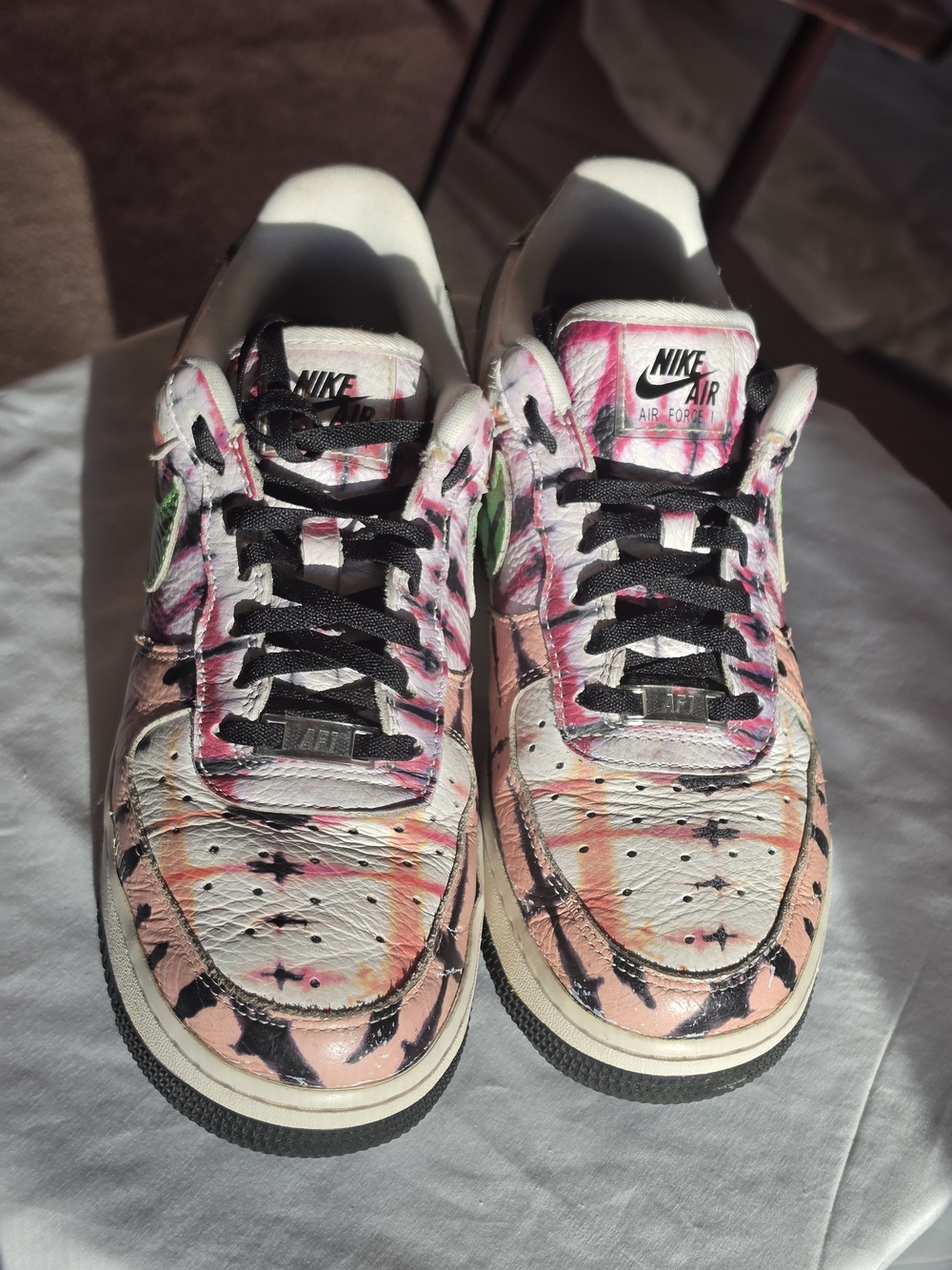 Nike Air Force 1 Low "Black Tie-Dye" 🌸